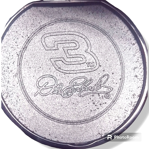 Commemorative Dale Earnhardt Sr. Franklin Mint Pocket Watch & Leather Case - Picture 13 of 16